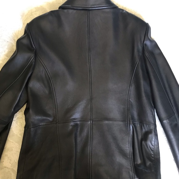 Liz Claiborne Leather Jacket - Picture 3 of 6